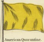 . English: American Quarantine. Johnson’s new chart of national emblems, 1868.jpg Johnson’s new chart of national emblems. Print showing the flags of various countries, those flown by ships, and the ‘Signals for Pilots.’ In the top left corner is the&nbsp;‘Uni